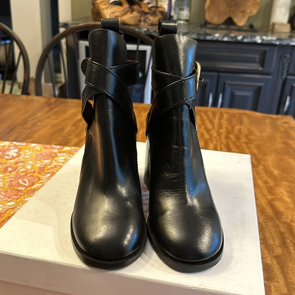 See by Chloé women’s New Gaucho Leather Calf Ankle Booties - Picture 6 of 16